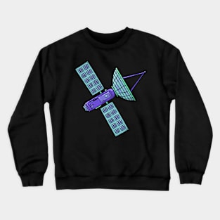 Outer Space Satellite Crewneck Sweatshirt